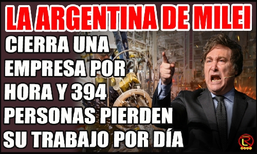 Argentina sob Milei fecha 31 mil empresas e 245 mil empregos formais