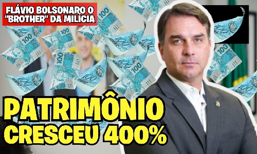 Senador Flávio Bolsonaro mantém estrutura milionária paga pelo povo enquanto está fora do país