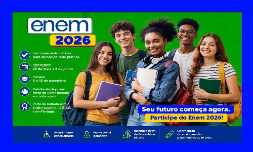 Enem 2026: inscrito automaticamente deve escolher idioma da prova