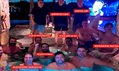 A Piscina dos ratos: Foto de Ramagem em farra com investigados da PF na operação do INSS vaza e causa pânico