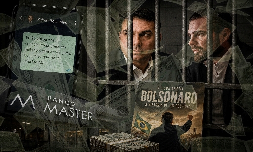 As mentiras de Flávio Bolsonaro sobre suas ligações com o Banco Master e Vorcaro
