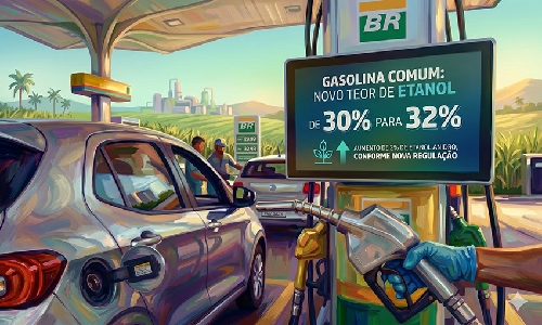 Conselho eleva de 30% para 32% teor de etanol na gasolina por 180 dias