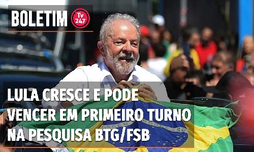 Lula cresce na pesquisa BTG/Nexus e se aproxima da vitória em primeiro turno